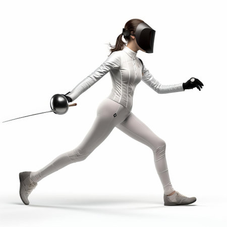 penelope, a 3d model, poses in a full-body stance against a clean white background, showcasing her intricately designed features and textures, perfect for 3d modeling, animation, and graphic design projects, highlighting her realistic human-like proportions and details. ai generatedの素材