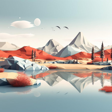 the artist's style is characterized by a minimalist approach, with clean lines and simple forms that evoke a sense of calmness and serenity, transporting viewers to a tranquil atmosphere, perfect for relaxation and contemplation, where the beauty of simplicity shines through, creating a sense of peacefulness and harmony. ai generatedの素材