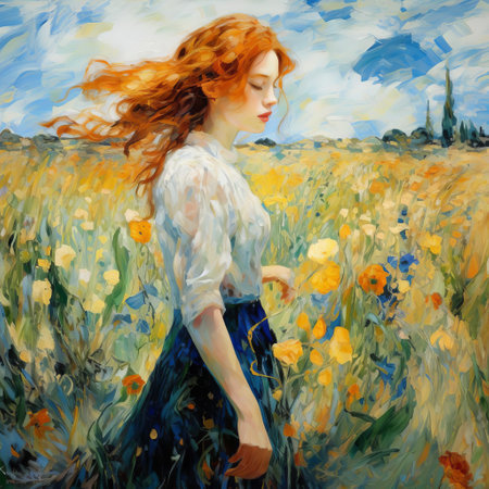 the vibrant post-impressionism artwork stands out against a pristine white isolated background, showcasing bold brushstrokes and vivid colors, evoking emotions and telling a story, characteristic of this influential art movement that paved the way for modern art, featuring expressive and distorted forms. ai generatedの素材