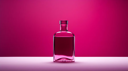 the vibrant magenta hue takes center stage in this stunning minimalist image, surrounded by subtle white accents and sleek lines, evoking feelings of modernity and sophistication, perfect for adding a pop of color to any room's decor, and ideal for fans of bold, contemporary design. ai generatedの素材