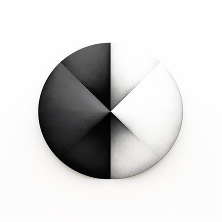 the vesica piscis, a sacred geometric symbol, is elegantly displayed in minimal form on a clean white isolated background, showcasing its mathematical perfection and spiritual significance, often associated with ancient mysticism, sacred art, and symbolic design elements. ai generatedの素材