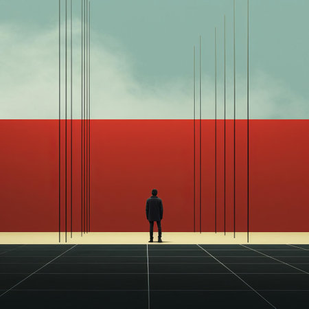 grid, a fundamental element of modern design, is showcased in this stunning visual composition, featuring a harmonious blend of clean lines, monochromatic hues, and ample negative space, epitomizing the essence of minimalistic aesthetics and scandinavian-inspired simplicity. ai generatedの素材
