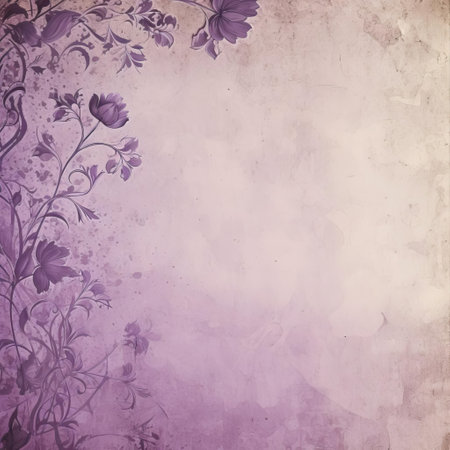 the vintage violet background, adorned with subtle texture and soft, muted tones, evokes a sense of nostalgia and elegance, perfect for adding a touch of classic sophistication to any design project, from wedding invitations to fashion photography and beyond. ai generatedの素材