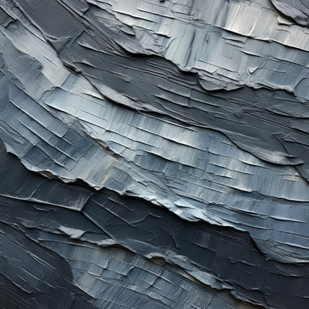 the abstract artwork features a mesmerizing textured acrylic painting in a soothing slate colour, evoking a sense of serenity and calmness, perfect for modern home decor, adding a touch of sophistication and elegance to any room with its unique, expressive brushstrokes and subtle colour palette. ai generatedの素材