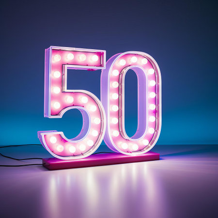 the vibrant neon letter box lighting illuminates the bold, eye-catching number 550, creating a mesmerizing visual display that pops against a dark background, perfect for adding a touch of modernity and edginess to any urban or futuristic-themed setting, capturing the essence of nightlife and entertainment. ai generatedの素材