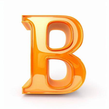 the vibrant orange 3d letter r stands out against a crisp white background, creating a striking visual contrast that grabs attention, perfect for designers and artists seeking bold typography inspiration for logos, branding, and graphic design projects. ai generatedの素材