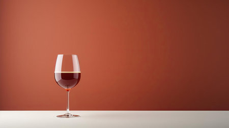 the garnet, a deep red gemstone, takes center stage in this minimalist art piece, perfectly complementing the rich, malty flavors of a belgian dubbel beer, evoking feelings of sophistication and elegance, while the simple design allows the beauty of the stone to shine through, creating a sense of luxury and refinement. ai generatedの素材