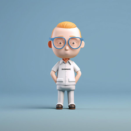 the background features a soft blue gradient, with the top portion being lighter than the bottom, evoking a sense of serenity and calmness, while the overall style is reminiscent of a children's book illustration, characterized by a playful and whimsical atmosphere, perfect for kid-friendly designs and creative projects. ai generatedの素材