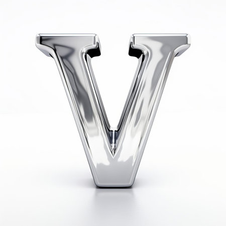 the silver 3d letter w, standing out against a pristine white background, exudes modernity and sophistication, making it a perfect visual element for designers and artists seeking to add a touch of elegance to their projects, from logos to typography and graphic design. ai generatedの素材