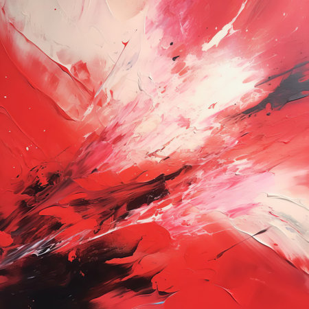 the vibrant abstract artwork bursts with energy, as swirling sienna hues dance across the canvas, blending with rich earth tones and subtle golden accents, evoking a sense of warmth and creativity, perfect for adding a touch of bohemian chic to any modern space. ai generatedの素材