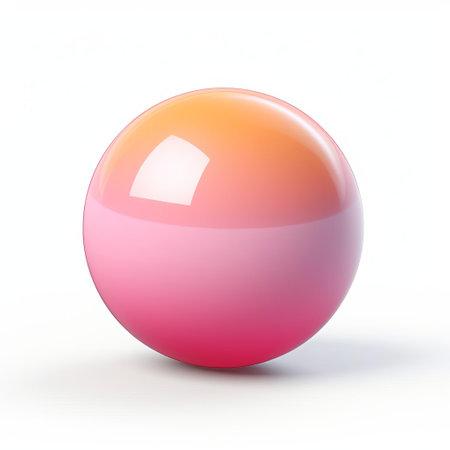 a gumball sits alone on a pristine white isolated background, its vibrant colors and smooth texture popping against the stark contrast, showcasing the simplicity and beauty of this classic candy treat, perfect for snacking or decoration. ai generatedの素材