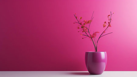 the fuchsia flower blooms with delicate, minimal petals in a vibrant pinkish-purple hue, adding a pop of color to any garden or floral arrangement, its subtle beauty and unique tone making it a standout in any setting. ai generatedの素材