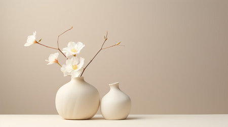 the elegant ivory figurine stands majestically on a minimalist background, showcasing its intricate details and subtle curves, evoking a sense of sophistication and refinement, perfect for those who appreciate understated luxury and simplicity in home decor and interior design. ai generatedの素材