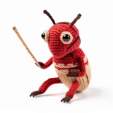 the cricket, a popular insect in the sport of cricket, is beautifully showcased in this high-quality photo, isolated on a clean white background, highlighting its intricate details and vibrant colors, perfect for nature lovers, entomologists, and sports enthusiasts alike. ai generatedの素材