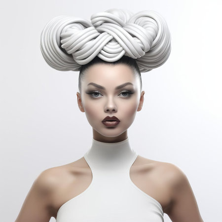 the modern interior features a sleek and sophisticated overall aesthetic characterized by clean lines, minimalist design, and a predominantly monochromatic color scheme, evoking a sense of simplicity and elegance, perfect for those who appreciate scandinavian-inspired decor and a calm living space. ai generatedの素材