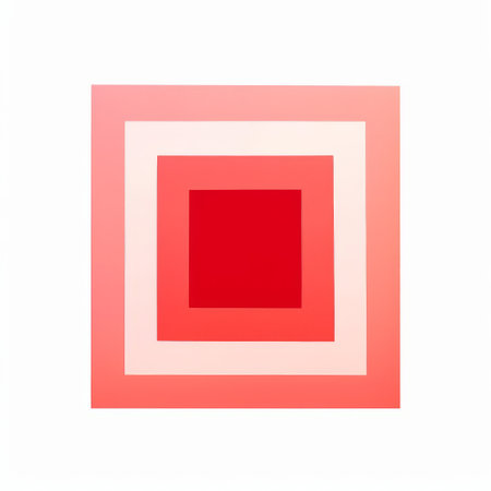 josef albers' iconic artwork features a mesmerizing minimalist composition on a pristine white isolated background, showcasing the artist's mastery of color theory and geometric abstraction, evoking a sense of simplicity, elegance, and visual harmony in modern art and design. ai generatedの素材