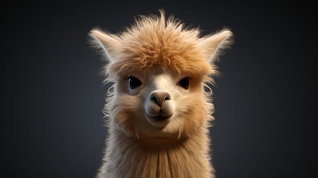 the alpaca's soft and luxurious texture is on full display in this stunning flat lay photo, showcasing the natural fibers and subtle sheen of this prized south american camelid's fleece, perfect for textile enthusiasts and crafters seeking inspiration for their next project. ai generatedの素材