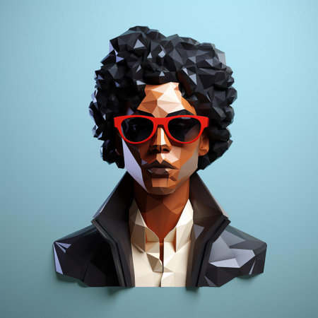 jackson, a simplistic 3d character, stands out against a plain white background, showcasing his sleek, modern design and vibrant blue attire, perfect for animations, illustrations, and digital art projects that require a touch of minimalism and futuristic flair. ai generatedの素材