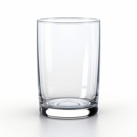 a delicate glass object stands alone on a pristine white isolated background, showcasing its transparent beauty and intricate details, perfect for product photography, still life, or minimalist compositions, highlighting clarity, simplicity, and elegance. ai generatedの素材