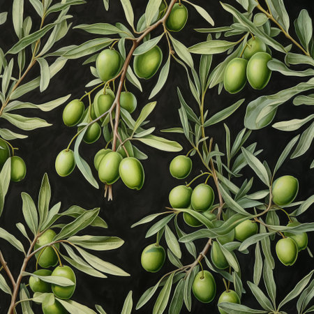 the olive-colored pencil lies elegantly on a vibrant wallpaper, showcasing a beautiful blend of earthy tones and artistic flair, perfect for adding a pop of color to any room's decor, and inspiring creativity in artists and designers alike. ai generatedの素材