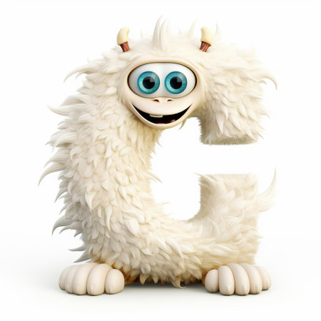 the elegant ivory-colored letter c, majestically standing alone on a pristine white background, exudes sophistication and refinement, making it a perfect addition to any design or typography project, ideal for logos, branding, and modern graphic design elements. ai generatedの素材