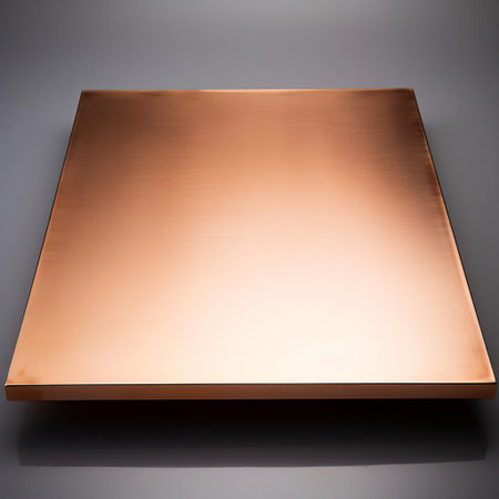 the bronze plain sheet, with its rich, warm tone, is a versatile material used in various industrial and decorative applications, offering excellent corrosion resistance and durability, making it a popular choice for architectural features, sculptures, and functional items. ai generatedの素材