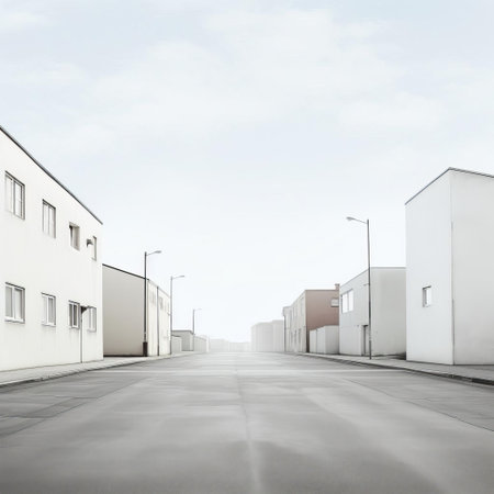 the street sign stands out against a pristine white isolated background, showcasing its sleek and modern design, perfect for urban-themed graphics, architecture, and transportation-related projects, evoking a sense of simplicity and sophistication. ai generatedの素材
