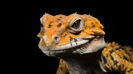 the bhuta hybrid, a mystical creature from ancient mythology, is captured in this stunning portrait photograph, showcasing its intricate features and mesmerizing gaze, blending human and animal elements in a fascinating display of fantasy art, perfect for fans of mythical beings and surrealism. ai generatedの素材