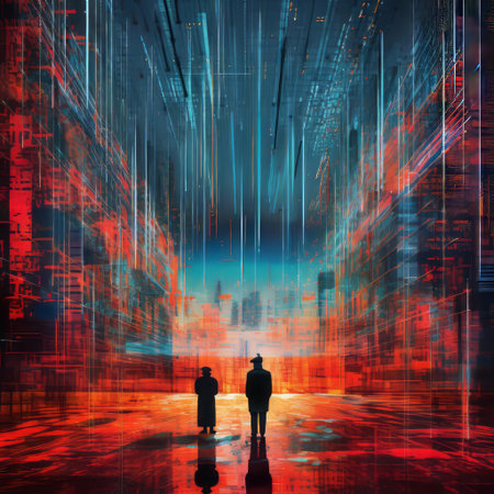 the iron curtain, a symbolic divider of eastern and western europe, is reimagined in a futuristic y2k databending artwork, where distorted pixels and glitch art evoke the era's tense atmosphere, as the cold war's ideological battle for freedom and democracy played out behind its imposing presence. ai generatedの素材