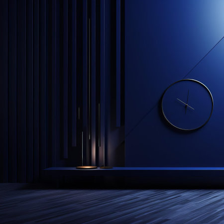 the midnight sky backdrop features a serene and calming atmosphere, with a deep, rich midnight blue tone that evokes feelings of tranquility and relaxation, perfect for photography, graphic design, and digital art projects that require a soothing and dramatic visual effect. ai generatedの素材