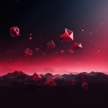 ruby gemstone-inspired background featuring a rich, bold, and luxurious ruby tone that evokes feelings of elegance and sophistication, perfect for jewelry designs, luxury branding, and high-end visual projects that require a touch of opulence and refinement. ai generatedの素材