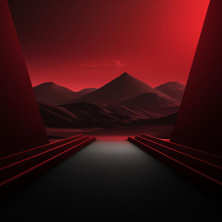 the background, a deep, rich dark red tone, evokes a sense of luxury and sophistication, perfect for adding a touch of elegance to any design or photography project, and can be used as a bold and dramatic backdrop for product photography, portraits, or still-life compositions. ai generatedの素材