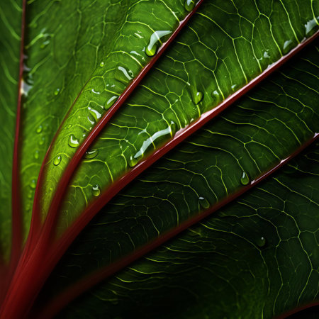 the amaryllis leaf, with its delicate, organic contours, is showcased in stunning detail in this ultra-high-definition image, evoking a sense of tactile connection to nature, perfect for environmentalism enthusiasts and fans of national geographic-style photography. ai generatedの素材