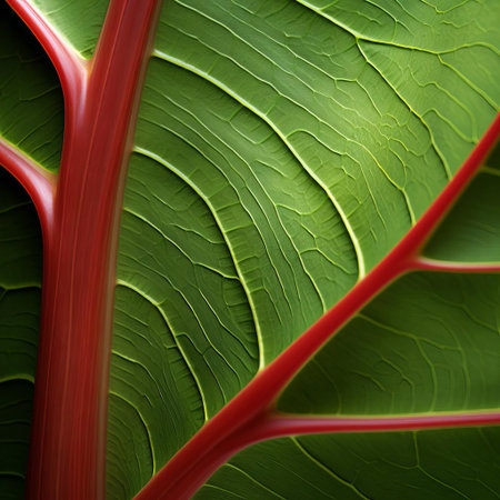the amaryllis leaf, with its delicate, organic contours, is showcased in stunning detail in this ultra-high-definition image, evoking a sense of environmentalism and tactile connection to nature, reminiscent of a national geographic photo, perfect for those who appreciate the beauty of the natural world. ai generatedの素材
