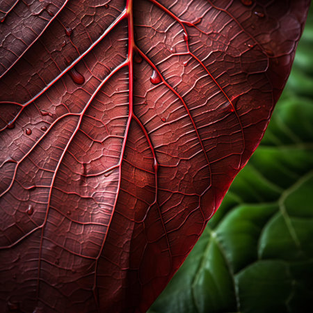 the amaryllis leaf, showcased in stunning ultra-high definition, reveals its intricate organic contours in this breathtaking close-up image, evoking a sense of tactile connection to nature, perfect for environmentalism enthusiasts and fans of national geographic photography. ai generatedの素材