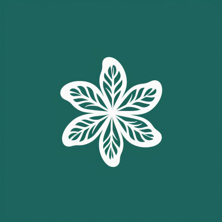 peppermint vector graphic illustration features a refreshing and calming design, perfect for wellness and health-related projects, with its soothing green color and minimalist linear style, ideal for logos, icons, and packaging, evoking feelings of serenity and tranquility. ai generatedの素材