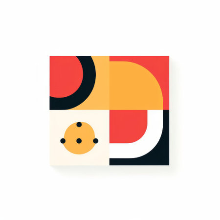 the vibrant food icon stands out against a crisp white background, surrounded by a bold color block design that adds a pop of freshness, making it perfect for culinary branding, restaurant menus, and food blogging applications that require eye-catching visuals. ai generatedの素材