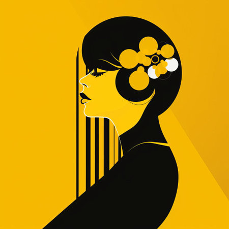 the bee, a busy insect, is beautifully illustrated in this minimal vector design, featuring bright yellow and black colors, perfect for nature-inspired graphics, logos, and icons, adding a touch of simplicity and elegance to any design project. ai generatedの素材