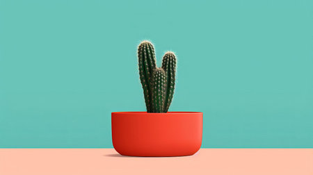 the belgian dubbel beer sits elegantly next to a small, yet striking, minimalist art piece featuring a solitary cactus, exuding a sense of calmness and serenity, perfect for a relaxing evening with a cold brew, surrounded by the beauty of simple, modern design and nature-inspired decor. ai generatedの素材