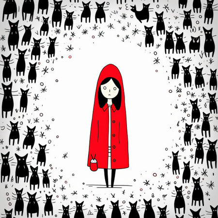 the woman in this humorous illustration by allie brosh is depicted with a relatable and exaggerated expression, showcasing the emotional struggles of everyday life, capturing the essence of femininity and modern adulthood with a dash of satire and quirky humor. ai generatedの素材