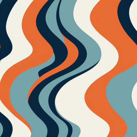 the geometric pattern features a modern and minimal design, showcasing an endless repetition of shapes in a striking two-color palette, perfect for backgrounds, wallpapers, and design elements, evoking a sense of simplicity, elegance, and visual harmony. ai generatedの素材