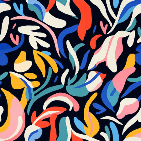 the sculpture showcases a vibrant pattern inspired by henri matisse's signature style, featuring intricate cut-out shapes and bold colors, evoking a sense of modern art and fauvism, perfect for art enthusiasts and fans of abstract expressionism. ai generatedの素材