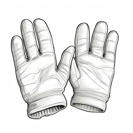 the cat's whimsical outline, mittens, is beautifully rendered in a delicate drawing on a pristine white background, showcasing the feline's playful personality and adorable features, perfect for cat lovers and fans of minimalist pet art. ai generatedの素材