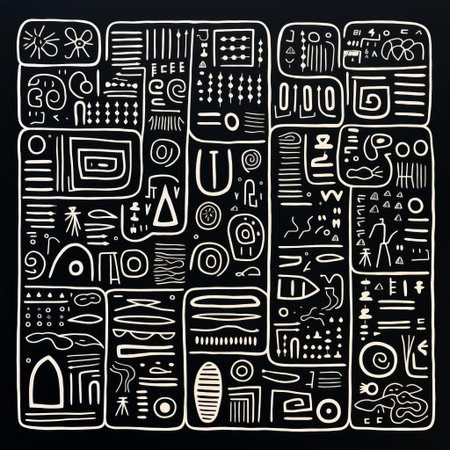 the poster features a simple yet striking doodle design, crafted with thick lines that add a sense of boldness and playfulness, set against a sleek slate background that provides a sophisticated contrast, perfect for modern art enthusiasts and fans of minimalist graphic design. ai generatedの素材