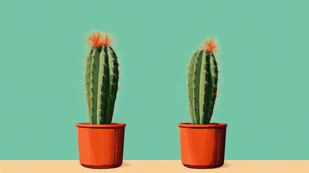 the belgian dubbel beer sits elegantly next to a small, yet striking, minimalist art piece featuring a solitary cactus, evoking a sense of simplicity and serenity, perfect for those who appreciate the beauty of subtlety in art and craft beer. ai generatedの素材