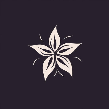 the clematis, a delicate and vibrant flowering vine, is beautifully represented in this minimalist line logo, crafted with precision in vector format, perfect for botanical enthusiasts, gardeners, and nature-inspired designers seeking elegant and sophisticated visual elements. ai generatedの素材