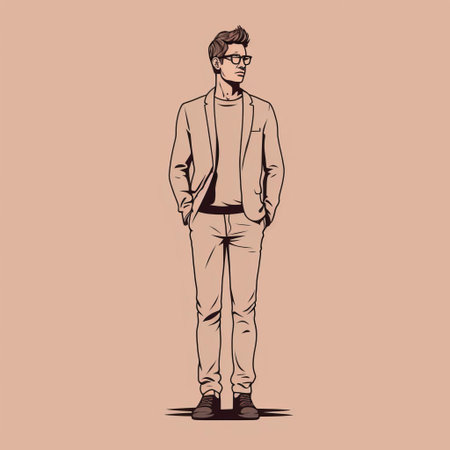 the interior design exudes sophistication with its minimalist style, characterized by clean lines, simple shapes, and a muted color palette that adds to the understated elegance of the overall aesthetic, perfect for those who appreciate subtle luxury and refined simplicity in home decor. ai generatedの素材