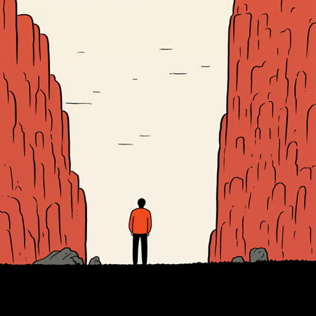 the crag, a majestic rock formation, stands tall in this stunning photograph by french artist jean jullien, showcasing the rugged beauty of nature's sculptures, with its weathered edges and rustic tones, evoking a sense of adventure and exploration in the great outdoors, perfect for nature lovers and photography enthusiasts. ai generatedの素材