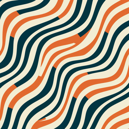 the geometric pattern features a modern and minimal endless design composed of two contrasting colors, creating a visually striking and harmonious visual effect, perfect for backgrounds, wallpapers, and design elements, evoking a sense of simplicity and elegance. ai generatedの素材