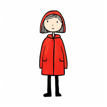 the woman, illustrated by renowned french artist jean jullien, stands confidently in a full-body pose, showcasing her vibrant personality through bold lines and bright colors, exuding a sense of modern femininity and playful elegance in this stunning digital artwork. ai generatedの素材